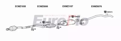 Система выпуска ОГ EuroFlo MZSPR27D 7001A03